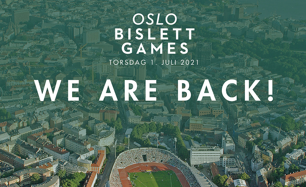 1. juli er Oslo Bislett Games tilbake! Wanda Diamond League